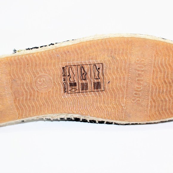 Soludos Gold Elephant Beaded Mule Women's 5.5 - Picture 9 of 11